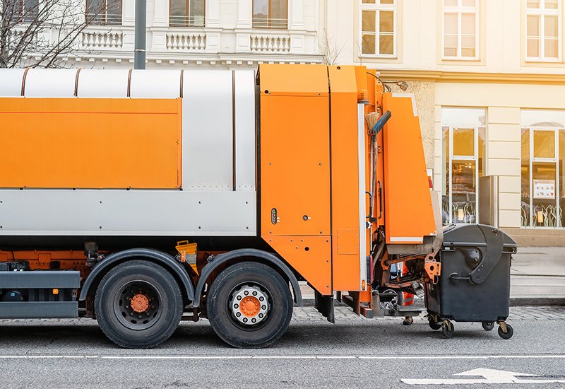 Recycling and waste management machine